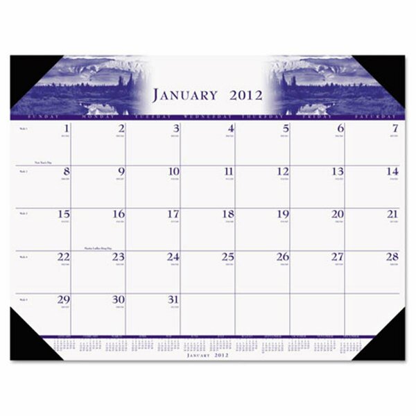 House Of Doolittle Desk Pad Illustrated 12 Mo the product will be for the current year HO300516